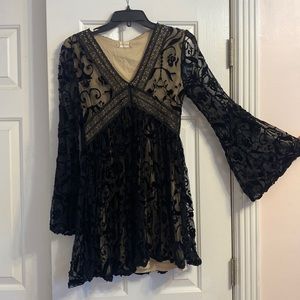 Black and nude dress from altard state